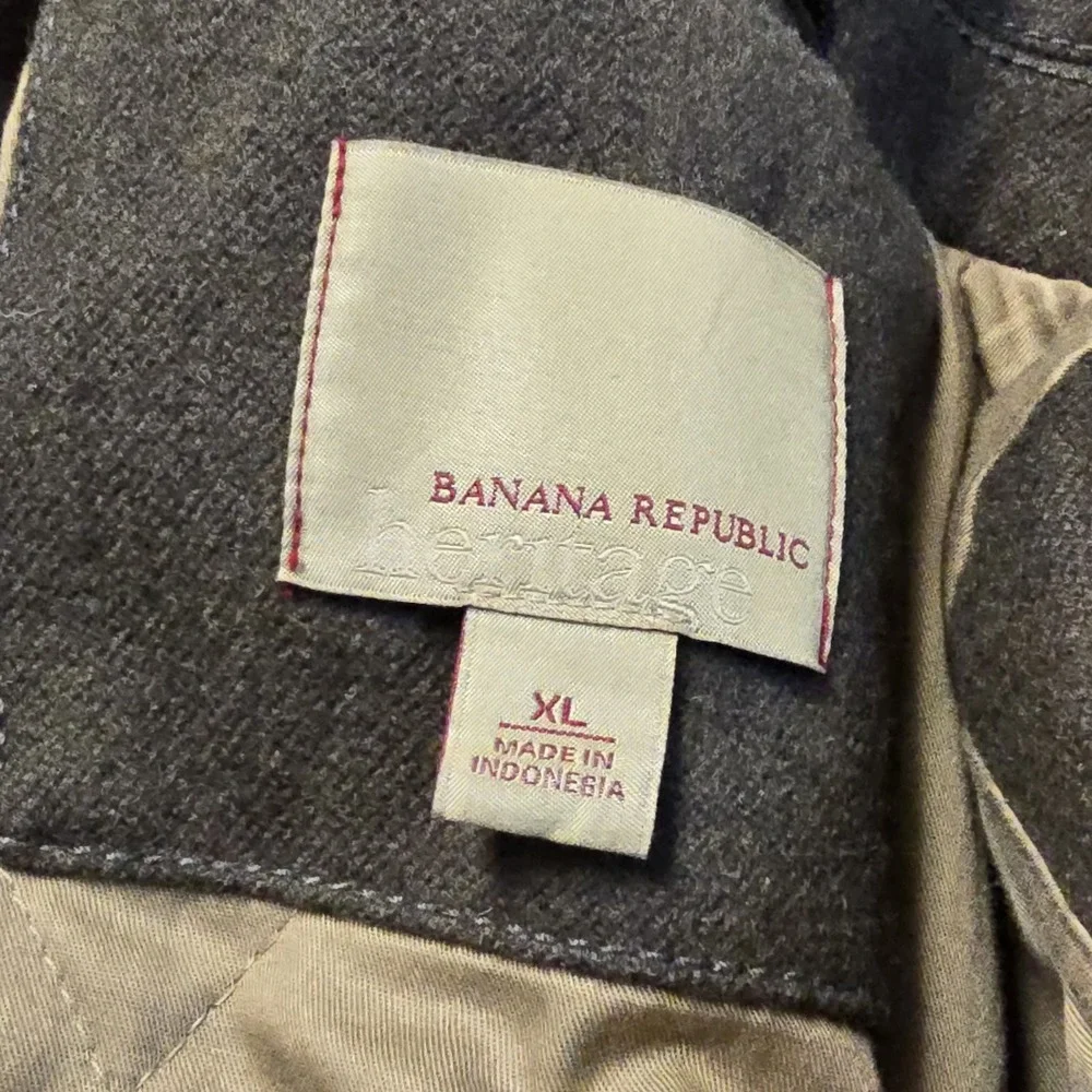Banana Republic Heritage 78 Capsule Collection‎ Wool Blend Safari Coat XL Rare